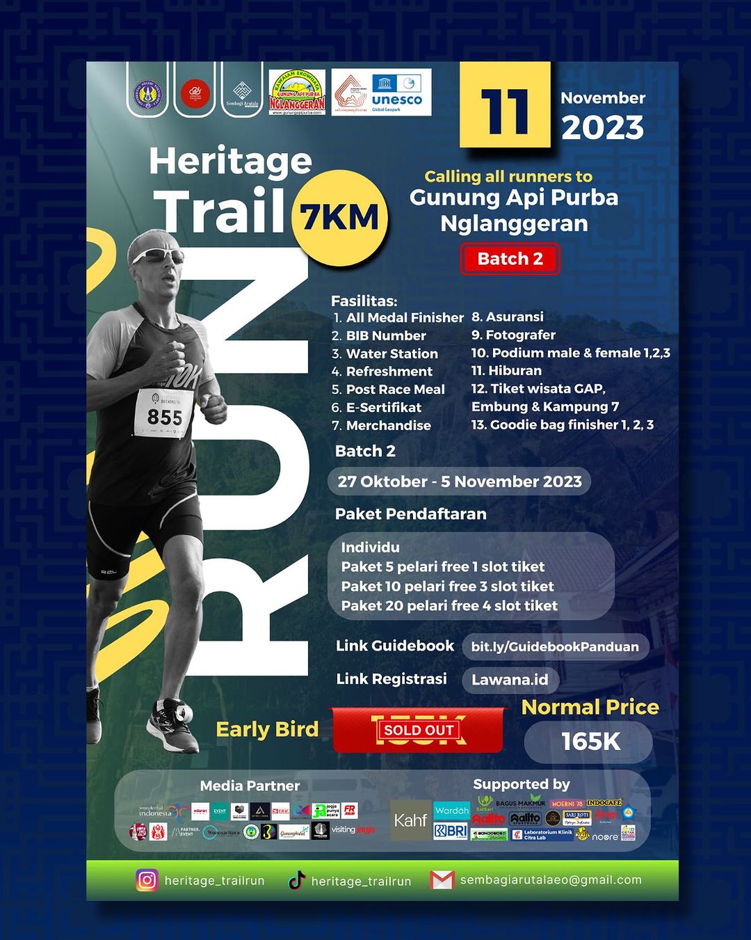 Heritage Trail Run 2023, 11 November 2023